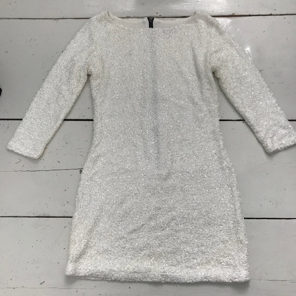 Alice&You White Sequin Party Dress ✨